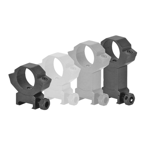 Bsa Adj Alum 5-8" Weaver Rings Blk